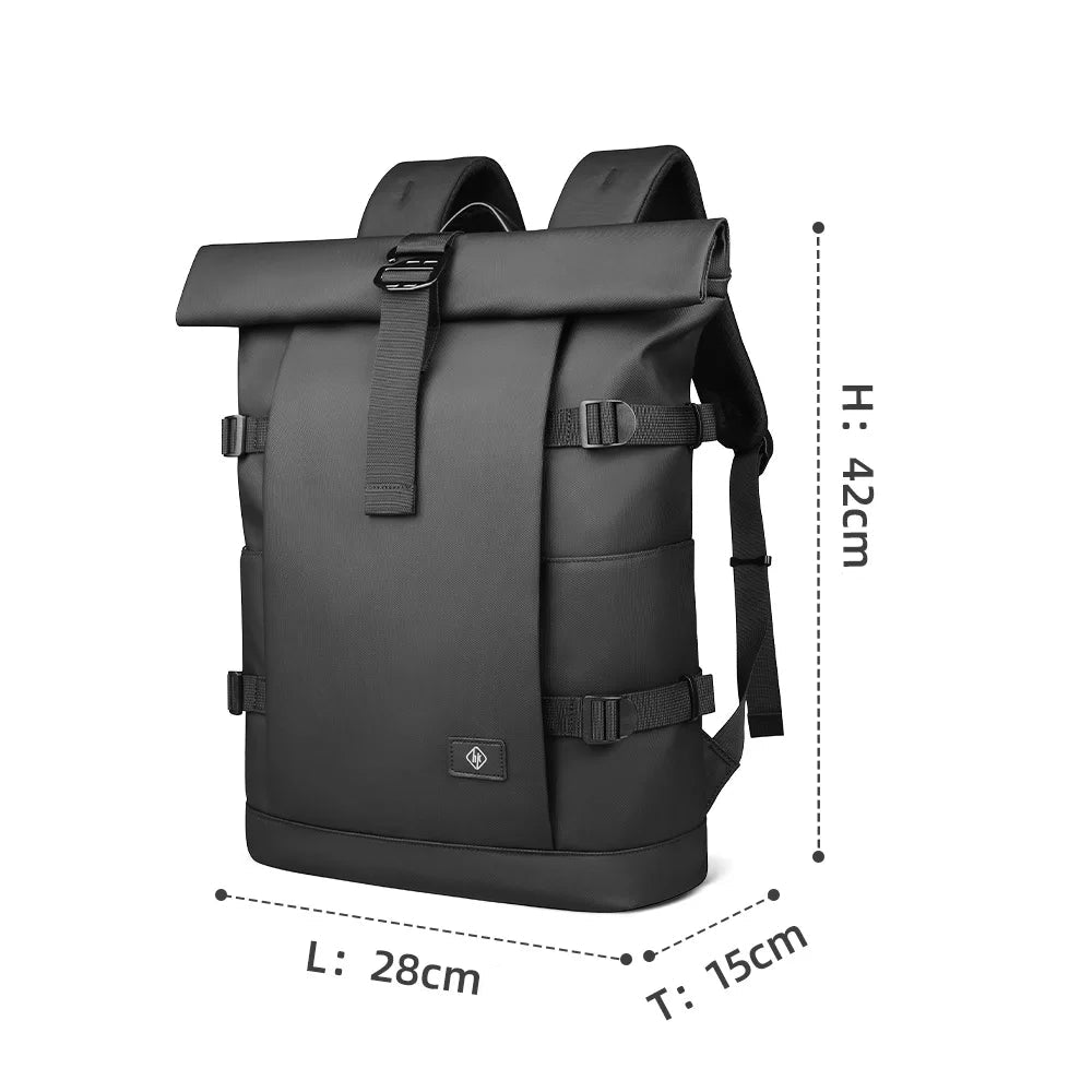 Sac à Dos Roll-Top Étanche Extensible 18L/25L | Havresacs
