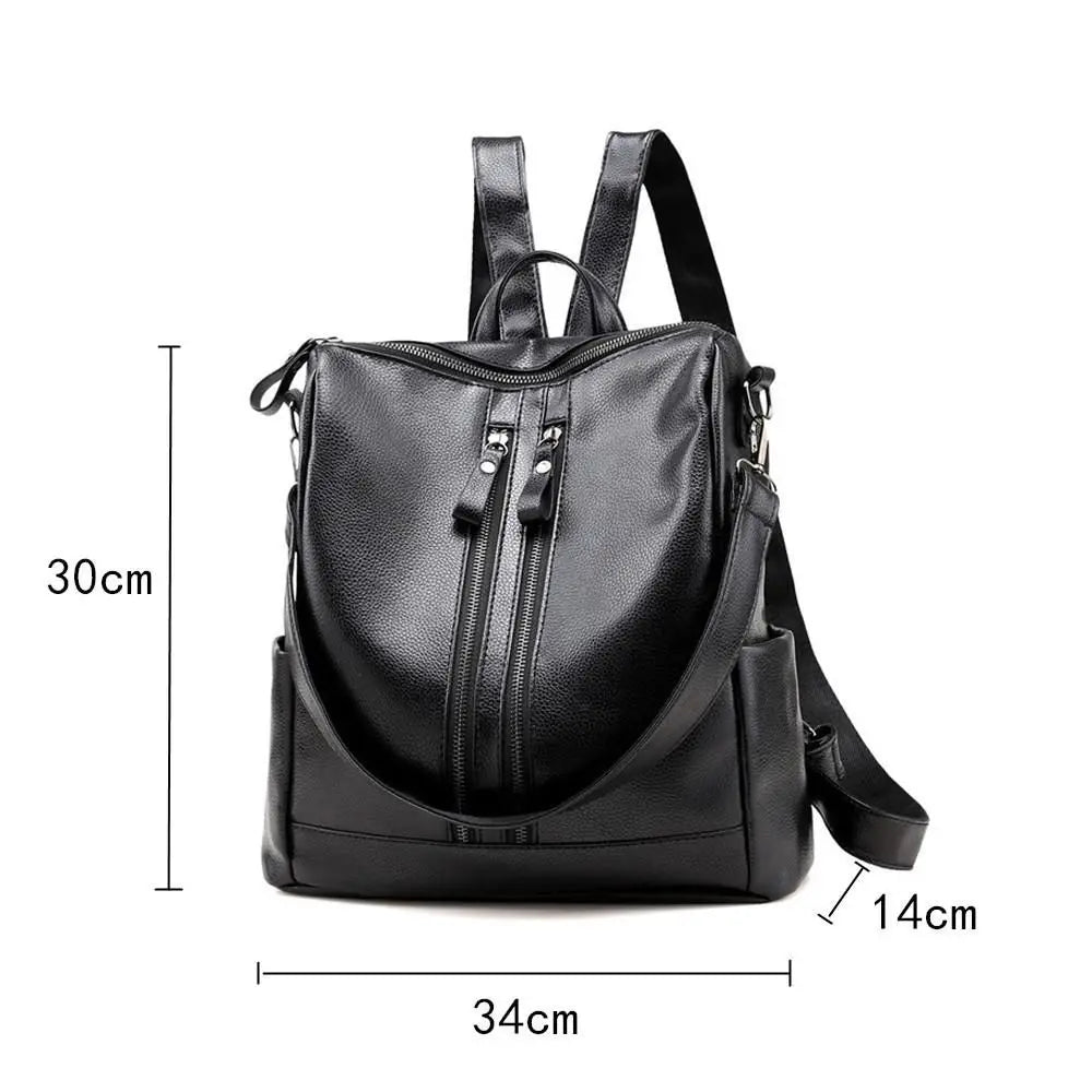 Sac à Dos Femme Cuir PU 15L – SoftLeatherChic – Havresacs